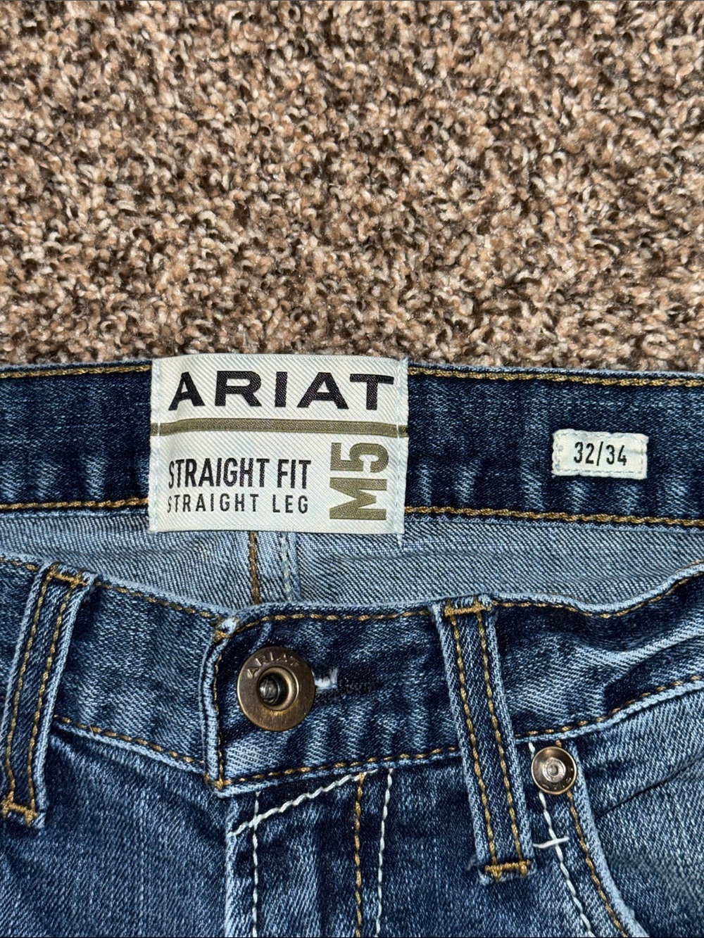 Ariat Men's M5 Straight Leg Jeans 32x34 - Picture 2 of 8